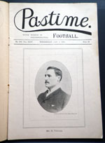 Pastime with which is incorporated Football No. 606 Vol. XX1V January 2 1895
